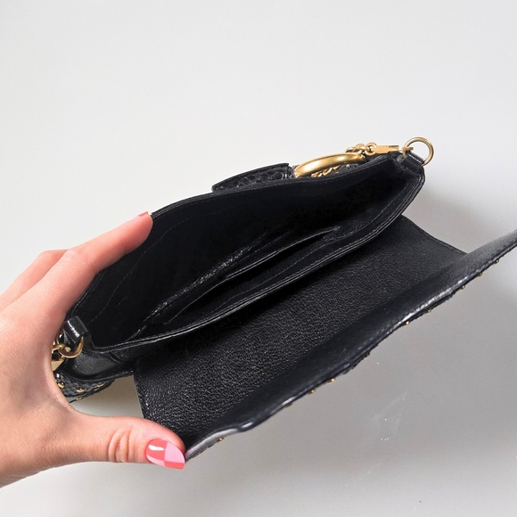 **SOLD**Gucci Horsebit Clutch Tom Ford Era Snakeskin Studded - Picture 9 of 12